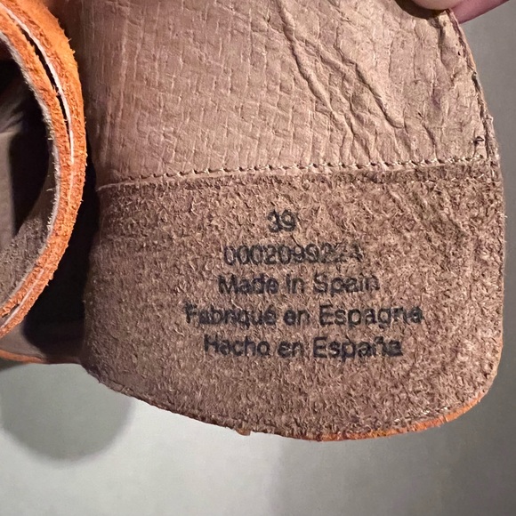 Orange FREE PEOPLE cedar clog - Picture 5 of 5